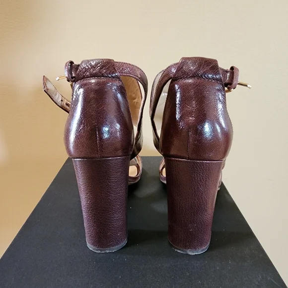 Banana Republic Blyss Block Heels - Brown - Size 8 - Picture 2 of 7